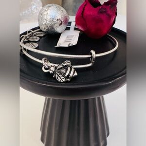 Alex and Ani Silver Bee Charm Bracelet
